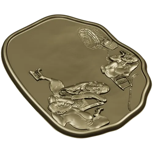 Банный поднос - 3D STL модель для фрезерной резьбы