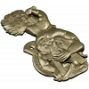 Рельефная 3D модель "Парящий банщик" - STL для ЧПУ