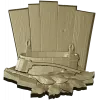 Banya Relief with Bucket, Ladle and Oak Leaves