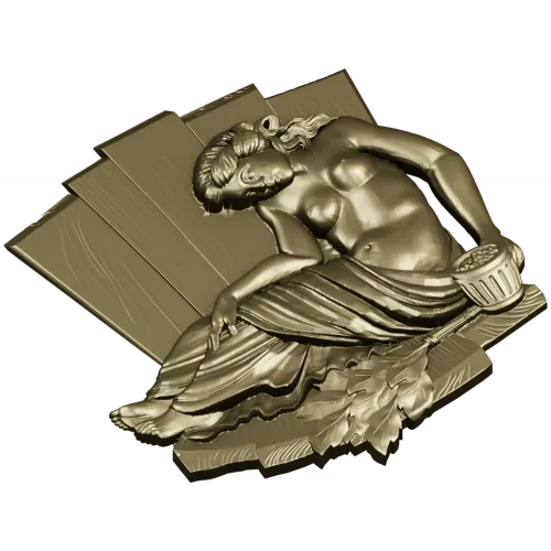 Нимфа отдыха - 3D модель STL для фрезеровки на ЧПУ