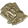 High-relief Sauna Maiden STL for CNC Router