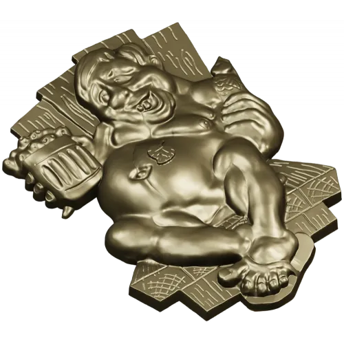 Jolly Banya Relief - STL 3D Model for CNC