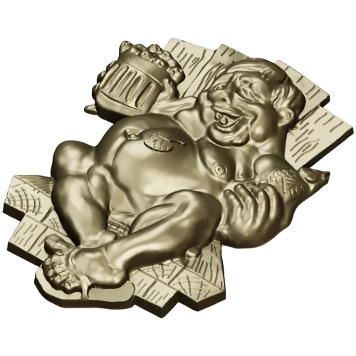 Jolly Banya Relief - STL 3D Model for CNC