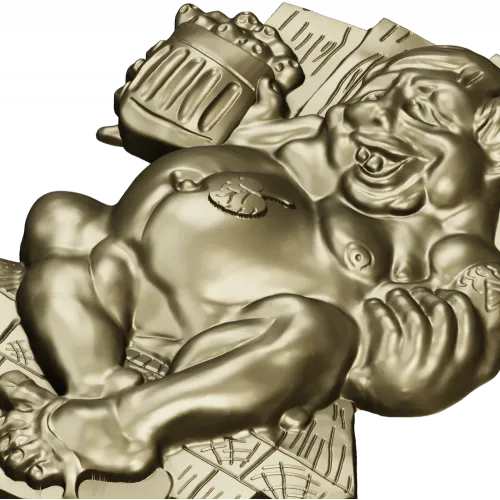 Jolly Banya Relief - STL 3D Model for CNC
