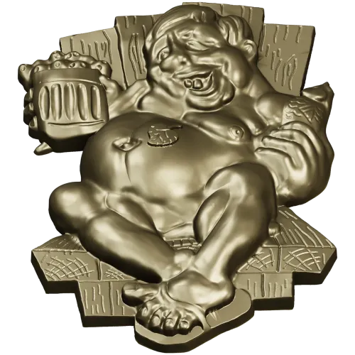 Jolly Banya Relief - STL 3D Model for CNC