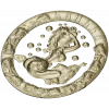 Sauna Nymph Medallion - detailed STL 3D model for CNC