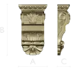 Classical Acanthus & Shell Corbel - STL 3D Model for CNC