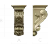 Classical Acanthus Corbel - STL 3D Model for CNC