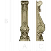 Ornamental Acanthus Corbel - STL 3D Model for CNC