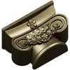 Floral Ionic Bracket - STL 3D model for CNC carving