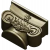 Floral Ionic Bracket - STL 3D model for CNC carving