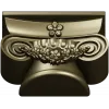 Floral Ionic Bracket - STL 3D model for CNC carving