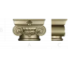 Floral Ionic Bracket - STL 3D model for CNC carving
