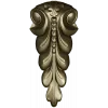 Acanthus scroll corbel STL for CNC carving