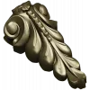 Acanthus scroll corbel STL for CNC carving