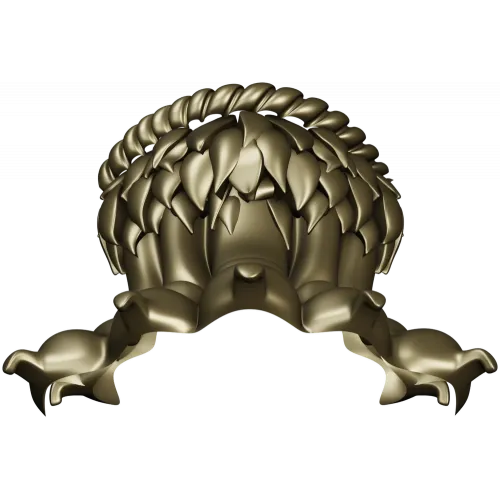 Декоративный кронштейн-лапа в стиле акант - 3D STL для ЧПУ