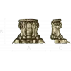 Декоративный кронштейн-лапа в стиле акант - 3D STL для ЧПУ