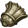 Floral Bud Finial - STL 3D model for CNC