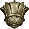 Floral Bud Finial - STL 3D model for CNC