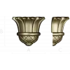 Floral Bud Finial - STL 3D model for CNC