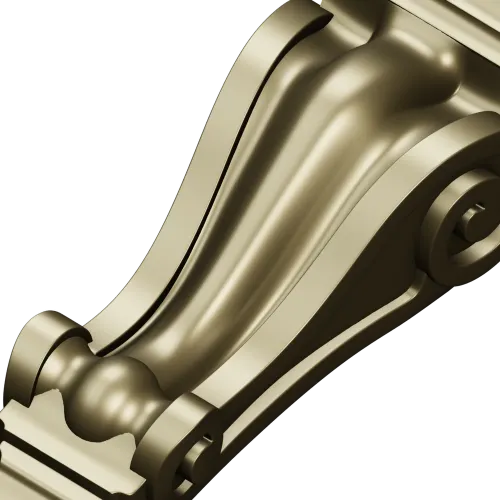 Classical Scroll Corbel - STL 3D Model for CNC