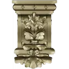 Ornate Acanthus Corbel - STL 3D Model for CNC