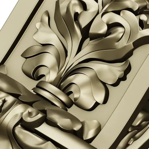 Ornate Acanthus Corbel - STL 3D Model for CNC
