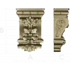 Ornate Acanthus Corbel - STL 3D Model for CNC