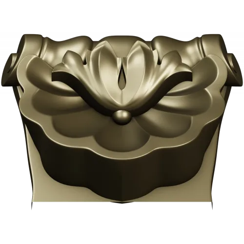 Shell-Scroll Corbel STL for CNC
