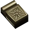 Rosette Scroll Bracket - STL 3D model for CNC milling
