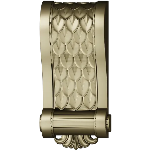 Decorative bracket 3D model in STL for CNC carving
