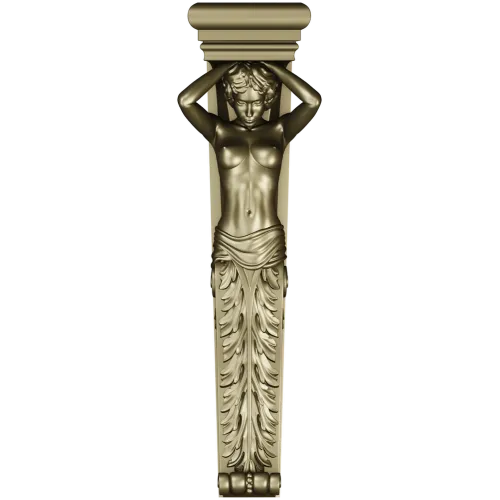 Muse Caryatid Bracket STL for CNC