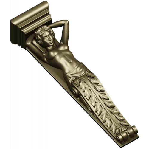 Muse Caryatid Bracket STL for CNC