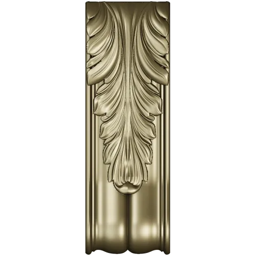 Ornate Acanthus Bracket - STL for CNC