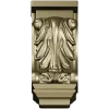 Декоративный кронштейн с акантом - STL 3D модель для ЧПУ