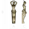 Elysian Caryatid Bracket - high-relief STL 3D model for CNC