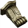 Acanthus Scroll Corbel - STL 3D model for CNC