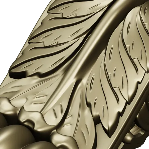 Acanthus Scroll Corbel - STL 3D model for CNC