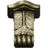 Acanthus Scroll Corbel - STL 3D model for CNC