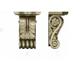 Acanthus Scroll Corbel - STL 3D model for CNC