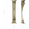 Classic Laurel Corbel 3D STL for CNC Router