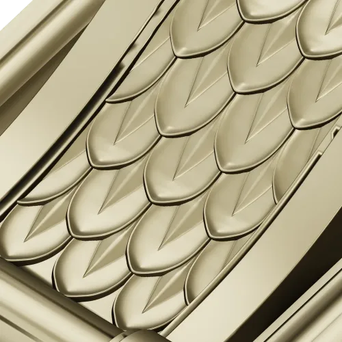 Scales & Scroll Decorative Bracket - STL 3D model for CNC