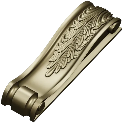 Acanthus Scroll Corbel - STL 3D model for CNC milling