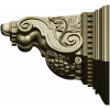 Regal Acanthus Corbel STL for CNC Milling