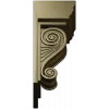 Classic Scroll Corbel STL for CNC
