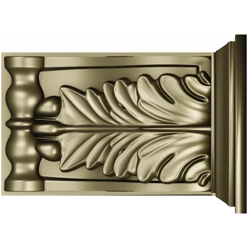 Classical Acanthus Corbel STL for CNC milling - high-relief 3D model