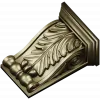 Classical Acanthus Corbel STL for CNC milling - high-relief 3D model