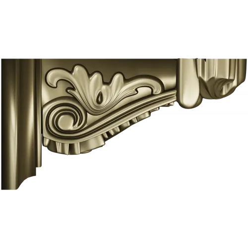 Imperial Acanthus Corbel STL 3D model for CNC