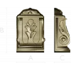 Acanthus Scroll Bracket STL for CNC Milling