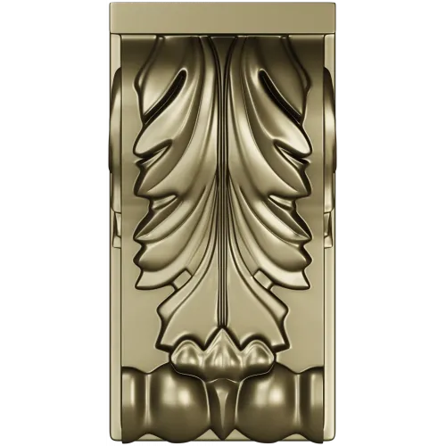 Acanthus Scroll Corbel - STL 3D Model for CNC Milling